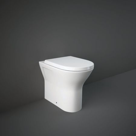 Rak Resort Extended Height 45Cm Back To Wall Pan With Soft Close Seat (Urea) 