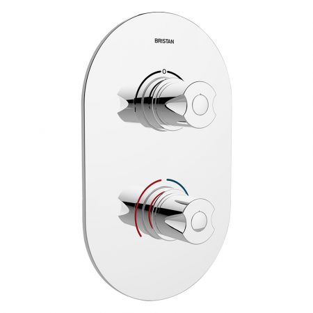 Bristan Artisan Dual Control Recessed Valve with Two Outlets