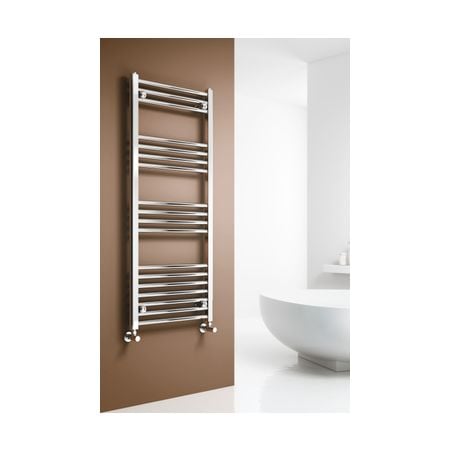 Reina Capo Chrome Flat 1200mm High x 500mm Wide Towel Rail