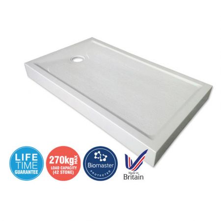 Contour Prinia 1300mm x 800mm Step-In 110mm High Shower Tray
