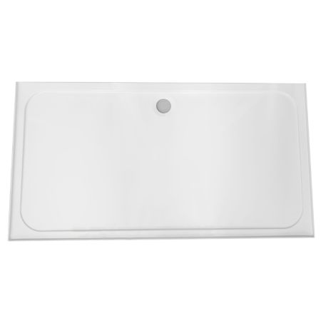 Coram Stone Resin Shower Tray 1000mm x 800mm - 4 Upstand