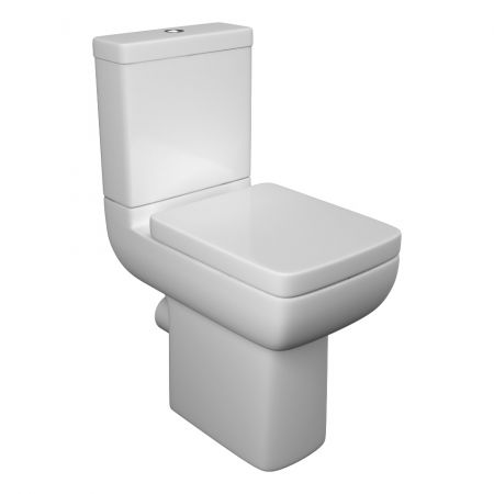 Kartell Options 600 Comfort Height Close Coupled Toilet With Soft Close Seat
