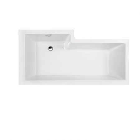 Hudson Reed Amelia Contemporary Square Shower Bath 1700mm x 850mm - Right Hand