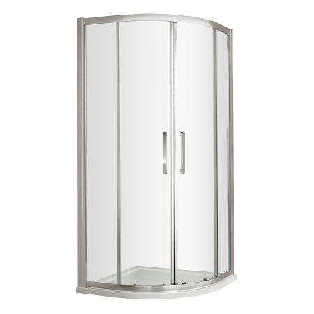 Hudson Reed Apex Double Door Quadrant Shower Enclosure 1000mm x 1000mm - Rounded Handle