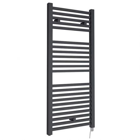 Hudson Reed Electric Heated Towel Rail 1100mm x 500mm - Anthracite