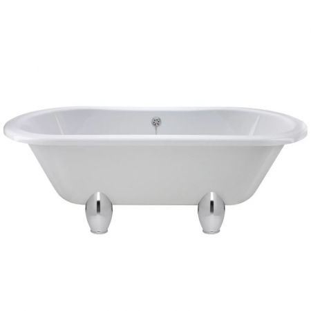 Hudson Reed Kingsbury Double Ended Freestanding Bath 1700mm x 745mm with Deacon Legs