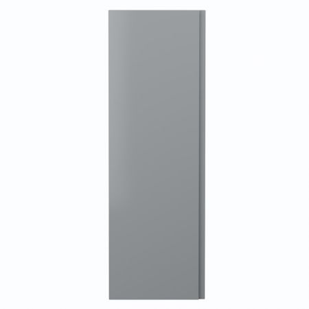 Hudson Reed Urban 1 Door Wall Hung 400mm Tall Unit Cabinet - Satin Grey