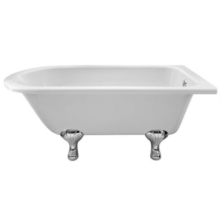 Hudson Reed Winterburn Single Ended Traditional Shower Bath 1700mm x 750mm with Corbel Legs