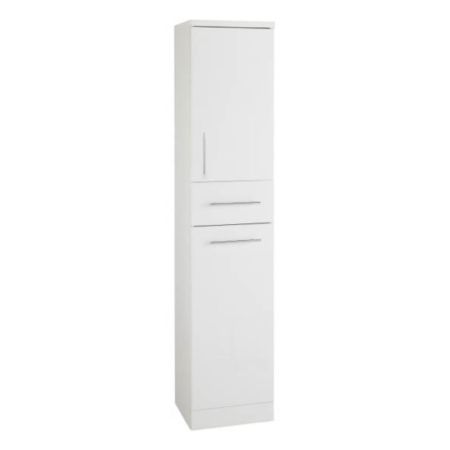 Kartell Impakt 350mm Tall Unit - White Gloss