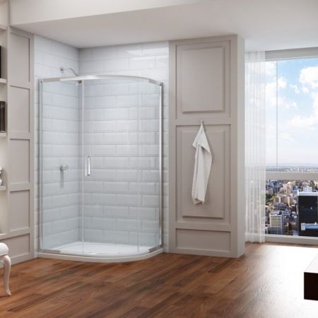 Merlyn 8 Series 1 Door Offset Quadrant Shower Enclosure 1200mm x 800mm