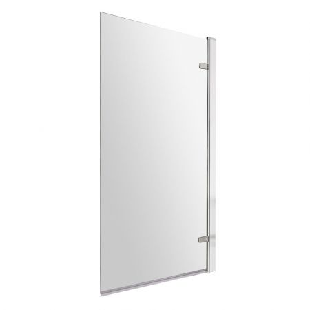 Nuie Pacific 1520mm x 830mm Square Hinged Bath Screen - 8mm