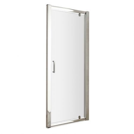 Nuie Pacific 800mm Pivot Shower Door - Rounded Handle