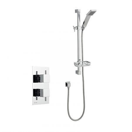 Kartell Pure Thermostatic Concealed Shower with Adjustable Sliding Rail Kit