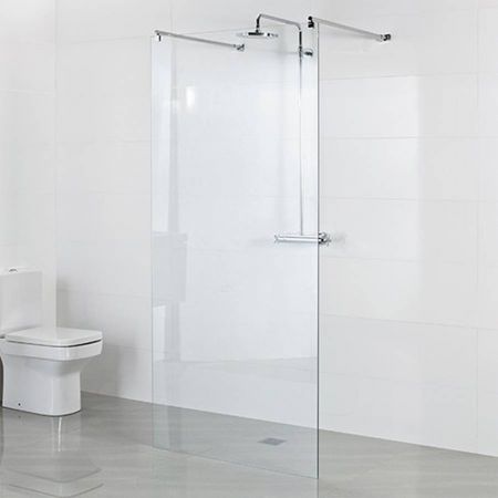 Roman Haven Select 8mm Linear Wetroom Panel 1100mm - Chrome