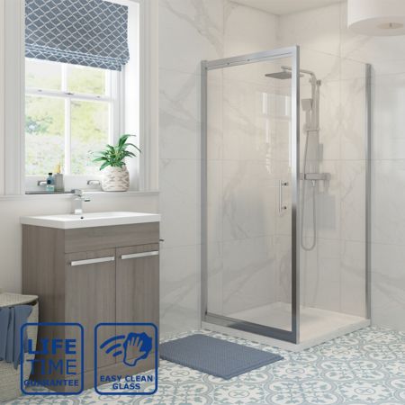Serene Classic Infold Shower Door 900mm