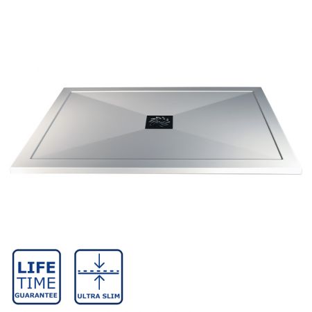 Serene Prism Ultra-Slim Rectangular Shower Tray 1700mm x 760mm