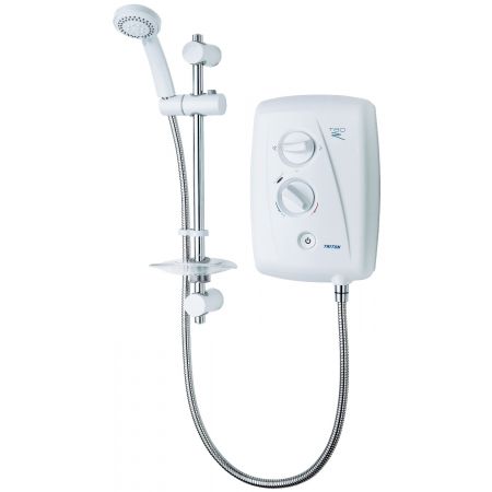 Triton T80Z Fast Fix Electric Shower 10.5kw White and Chrome