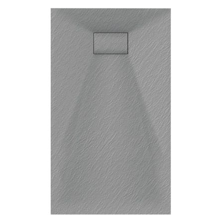 Veloce Uno Rectangular Shower Tray 1000mm x 700mm - Grey