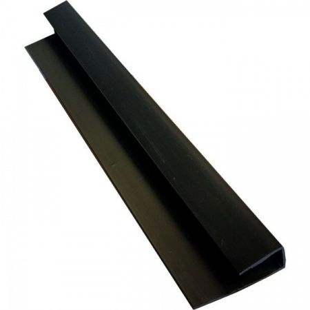 Proplas Black PVC Starter / End Trim H2800mm D8mm