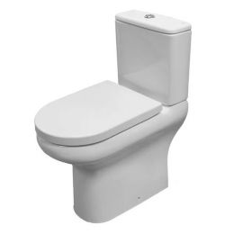 Rak Compact Dleuxe 45Cm High Rimless Close Coupled Full Access Wc Pack Without Seat 