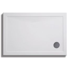 Lakes Traditional Low Profile Rectangular Stone Resin Shower Tray 1600mm x 900mm