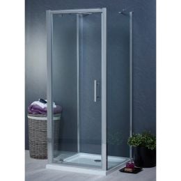 Aqua i 3 Sided Shower Enclosure - 900mm Pivot Door and 700mm Side Panels