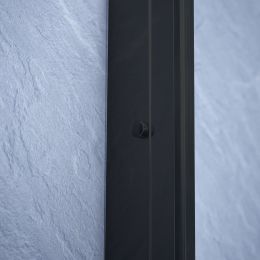 Aqua i 6 25mm Profile Extension - 1900mm High - Matt Black