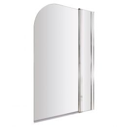 Premier 1400 x 1005mm Straight Bath Screen with Fixed Panel