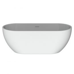 BC Designs Olney 1600mm x 700mm Freestanding Bath - White