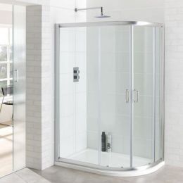 Eastbrook Vantage Double Door Offset Quadrant Shower Enclosure 900mm x 760mm