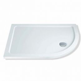 MX Elements 1400mm x 800mm Offset Quadrant Shower Tray Right Hand