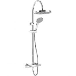 Inta Enzo Thermostatic Shower with Fixed Riser‚ Overhead Soaker and Handset