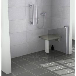 Contour Opulence GD8 Half Height Fixed Panel 200mm - Right Handed