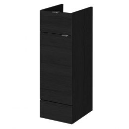 Hudson Reed Fusion 300mm Fitted Drawer Line Unit - Charcoal Black Woodgrain