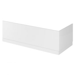 Hudson Reed Fusion Gloss White Straight Baths 1700mm Front Panel & Plinth
