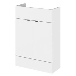 Hudson Reed Fusion Slimline 600mm Fitted Vanity Unit - Gloss White