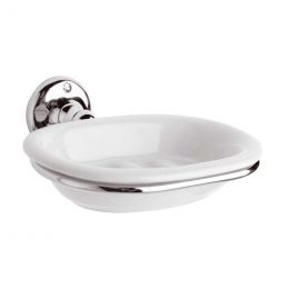 Hudson Reed Traditional Soap Dish - Chrome
