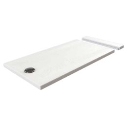 Impey Radiant Shower Tray End Cap 800mm - White