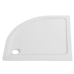 Kartell Low Profile Offset Quadrant Right Handed Shower Tray 1200mm x 800mm