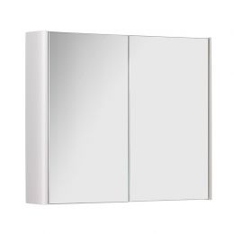 Kartell Options 800mm White Gloss Mirror Cabinet 