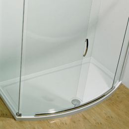 Kudos Bow Front Shower Tray 1200mm x 700mm - White