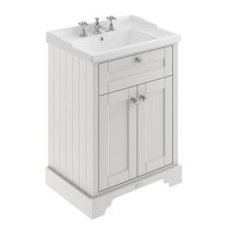 Hudson Reed Old London 600mm Cabinet & 3TH Basin - Timeless Sand