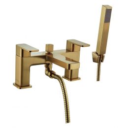 Niagara Hadley Bath Shower Mixer - Brushed Brass
