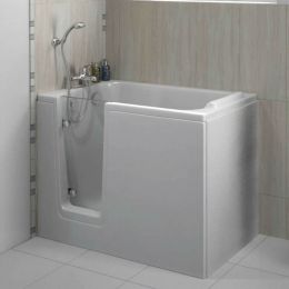 Trojan Bathe Easy Comfort 1210mm x 650mm Deep Soak Walk-In Bath - Left Hand