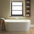 Nuie Shingle 1700mm Double Ended Back To Wall Bath with Panel
