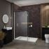 1200mm x 760mm Wetroom 10mm Shower Screens Shower Enclosure and Shower Tray (Includes Free Shower Tray Waste)
