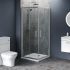 900mm x 900mm Corner Entry Shower Enclosure and Shower Tray (Includes Free Shower Tray Waste)