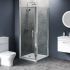 900mm x 900mm Pivot Door Shower Enclosure and Shower Tray (Includes Free Shower Tray Waste)