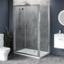 Aqua i 8 Single Sliding Shower Door 1100mm x 1900mm High