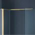 Emporia 8 Brushed Brass Walk-In Wetroom 2000mm High - Multiple Sizes & Variations Available